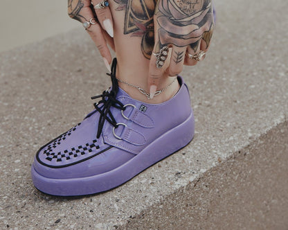 A3217 Purple Liquid Viva Mondo Creeper - T.U.K. Shoes