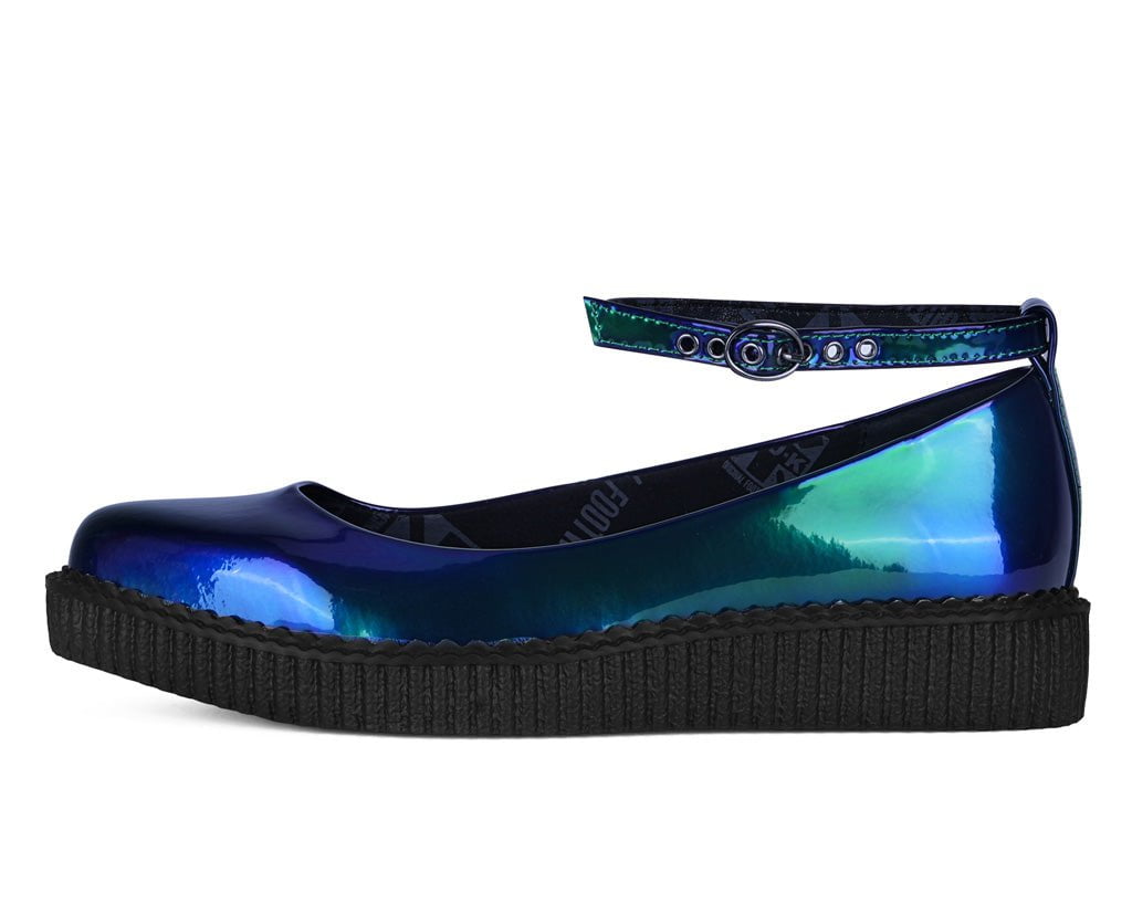 A3395L Northern Lights Pointed Ballet Creeper - T.U.K. Shoes