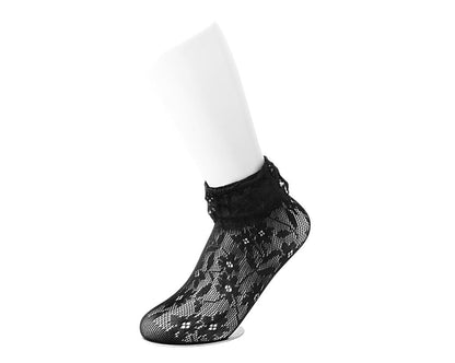 TSK1123 Black Assorted Fishnet 5-Pk Sock TSK1123-OS - T.U.K. Shoes