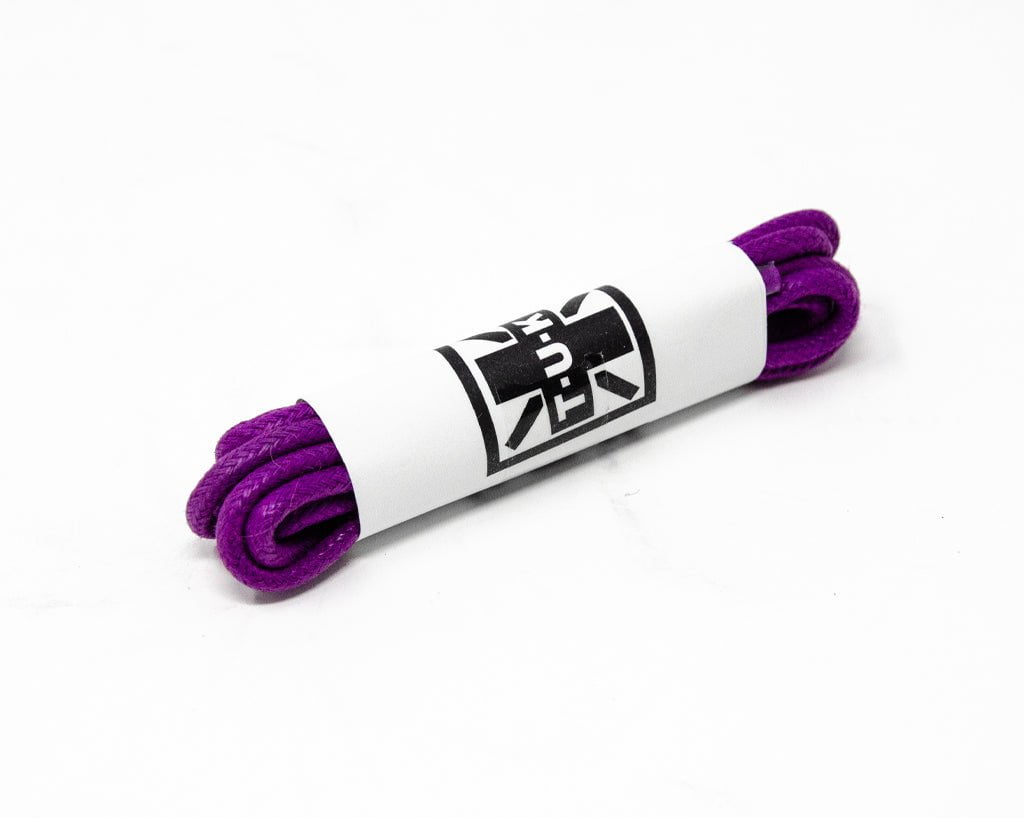 LC009-75-PUR 75 CM Purple Round Laces LC009-75-PUR-OS - T.U.K. Shoes