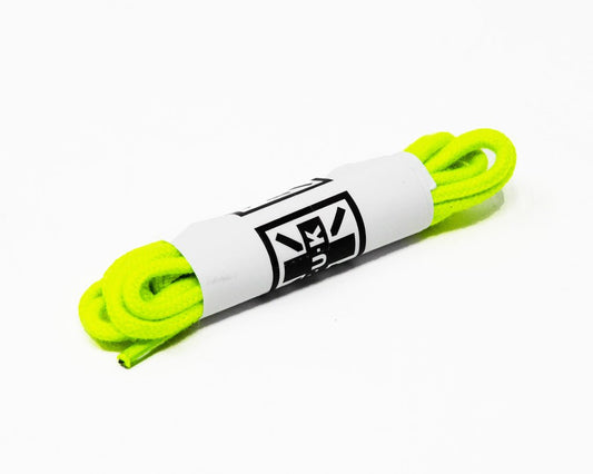 LC004-75-NGR 75 CM Neon Green Round Laces LC004-75-NGR-OS - T.U.K. Shoes