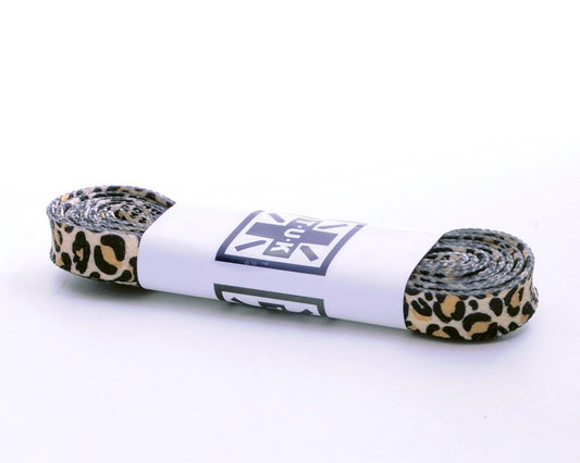 LC001-75-LEO 75 CM Leopard Flat Laces LC001-75-LEO-OS - T.U.K. Shoes