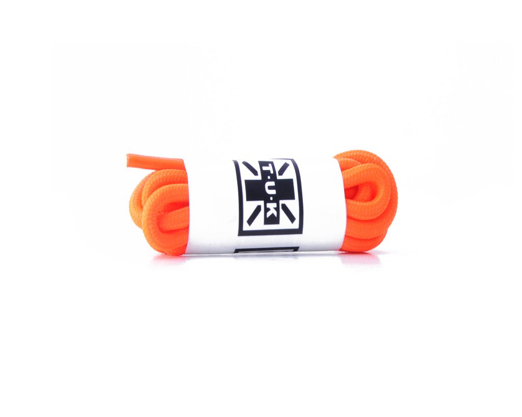 LC054-75-NOR 75 CM Neon Orange Round Laces LC054-75-NOR-OS - T.U.K. Shoes