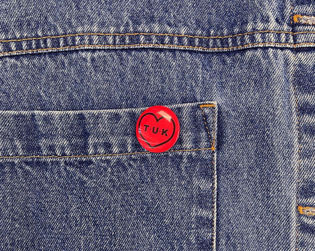 P0082 Red Heart Pin P0082-OS - T.U.K. Shoes