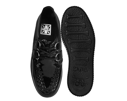 A3216 Black Liquid Viva Mondo Creeper - T.U.K. Shoes