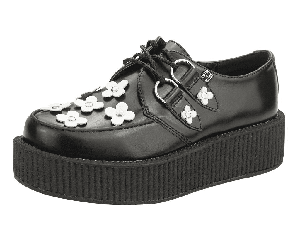 V8862 TUKskin™ Flower Viva Mondo Creepers - T.U.K. Shoes