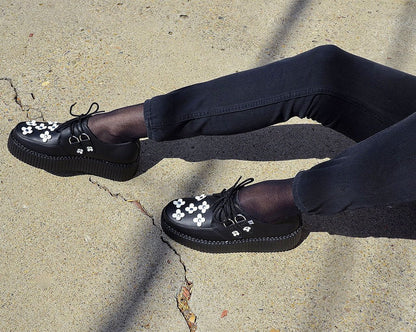 V8862 TUKskin™ Flower Viva Mondo Creepers - T.U.K. Shoes