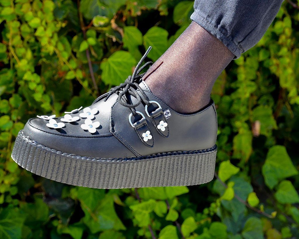 V8862 TUKskin™ Flower Viva Mondo Creepers - T.U.K. Shoes