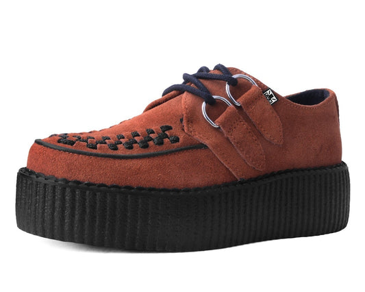 V3022 Brown Suede Viva Mondo Creeper - T.U.K. Shoes