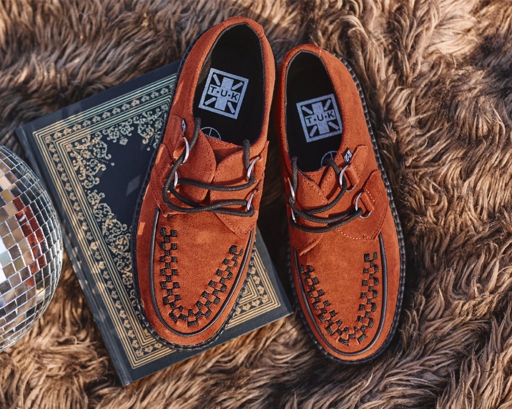 V3022 Brown Suede Viva Mondo Creeper - T.U.K. Shoes