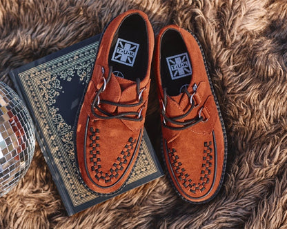 V3022 Brown Suede Viva Mondo Creeper - T.U.K. Shoes