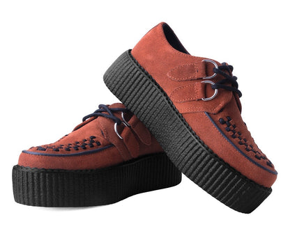 V3022 Brown Suede Viva Mondo Creeper - T.U.K. Shoes
