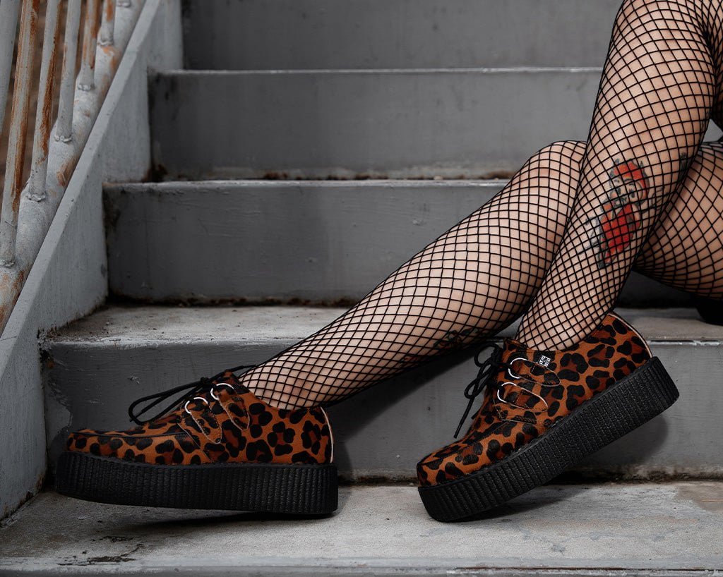 V3336 Leopard Viva Mondo Creeper - T.U.K. Shoes