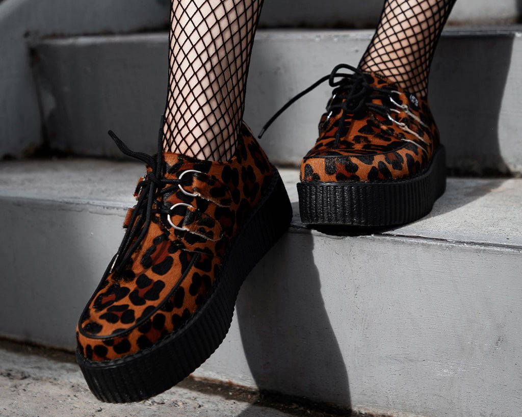 V3336 Leopard Viva Mondo Creeper - T.U.K. Shoes