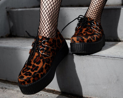 V3336 Leopard Viva Mondo Creeper - T.U.K. Shoes