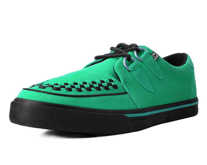 A9872 Green Suede Sneaker - T.U.K. Shoes