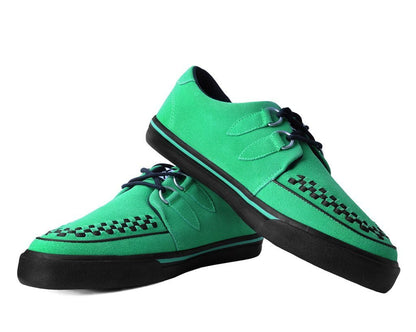 A9872 Green Suede Sneaker - T.U.K. Shoes