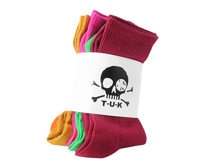 TSK1173 5 Pack Multi Color Crew Sock TSK1173-OS - T.U.K. Shoes