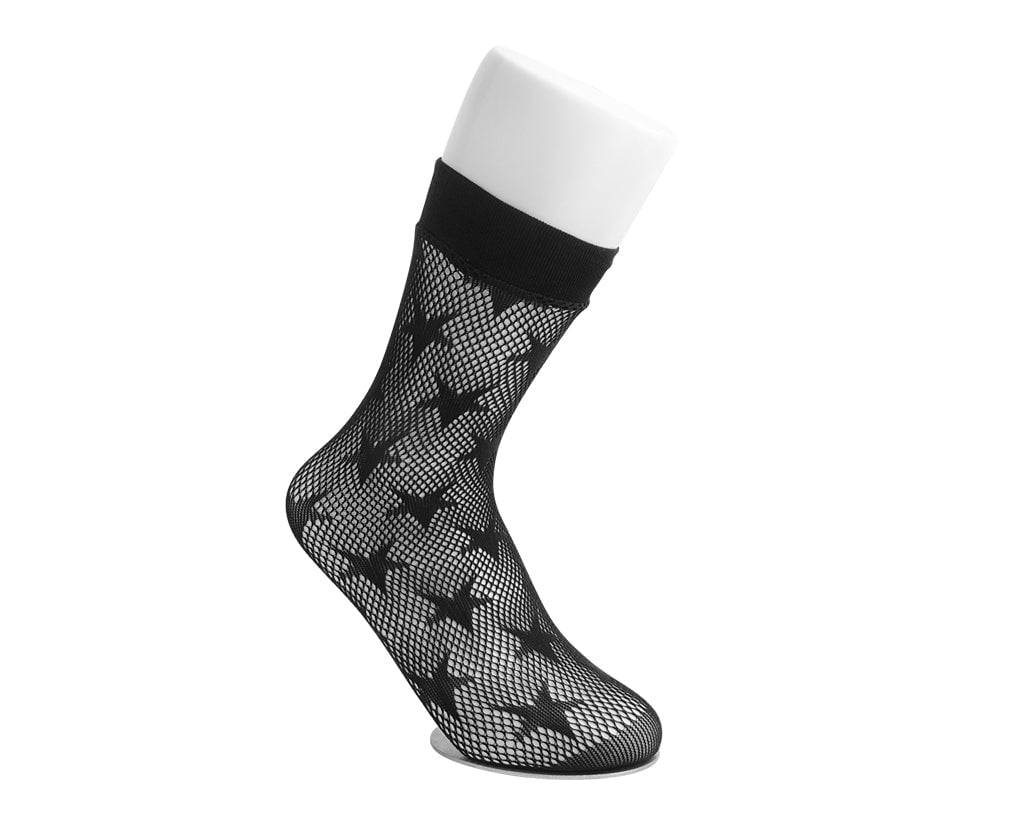 TSK1170 Fishnet Star Crew Sock TSK1170-OS - T.U.K. Shoes