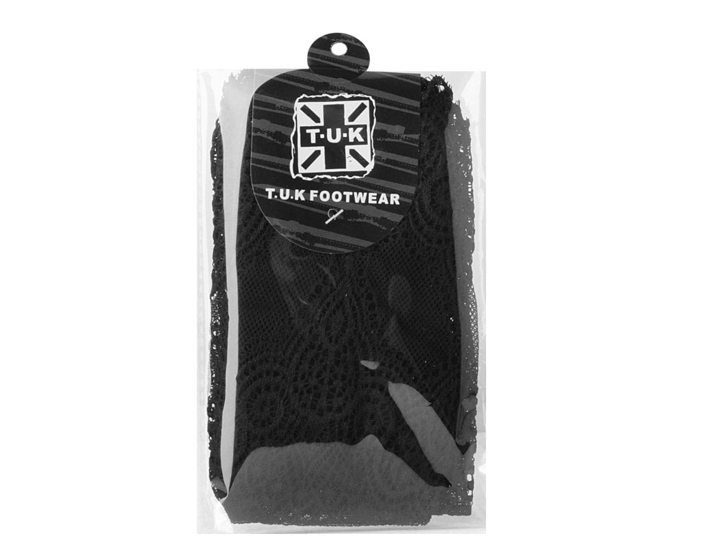 TSK1127 Black Lace Over-The-Knee Sock TSK1127-OS - T.U.K. Shoes