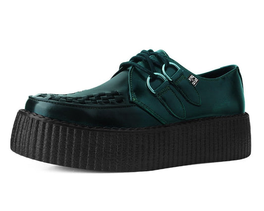 V3191 Green Rub-Off Mondo Creeper - T.U.K. Shoes
