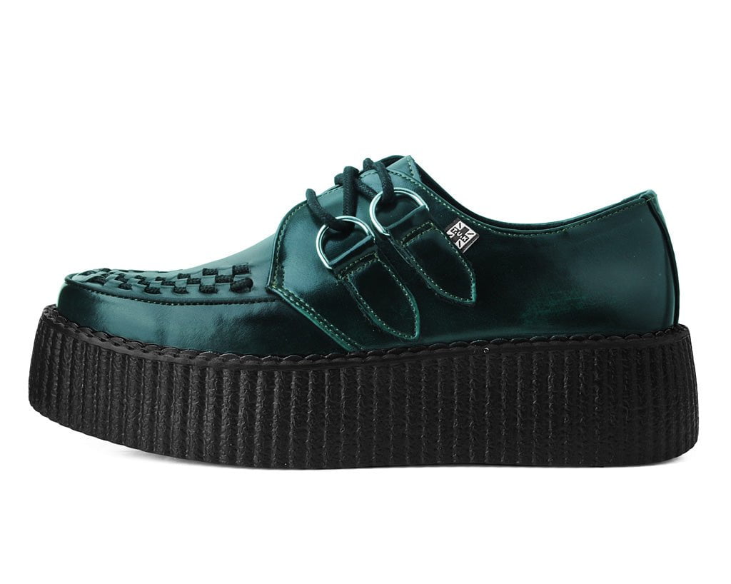 V3191 Green Rub-Off Mondo Creeper - T.U.K. Shoes