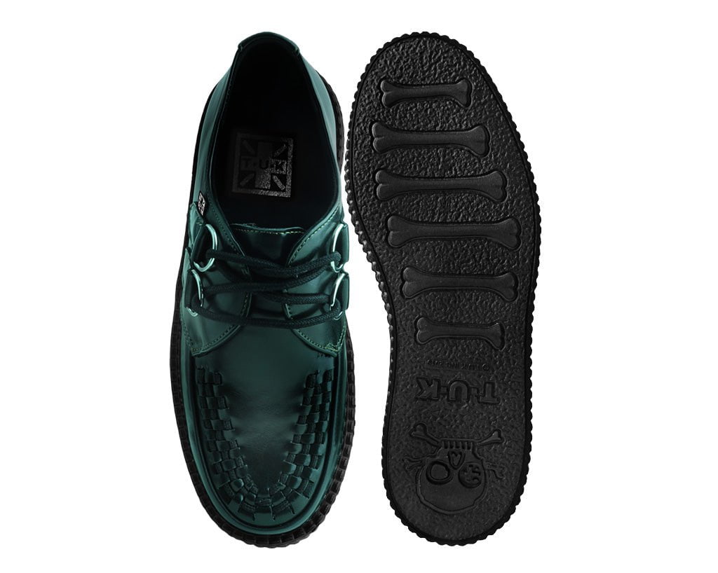 V3191 Green Rub-Off Mondo Creeper - T.U.K. Shoes