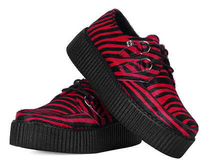 V3335 Red Zebra Viva Mondo Creeper - T.U.K. Shoes