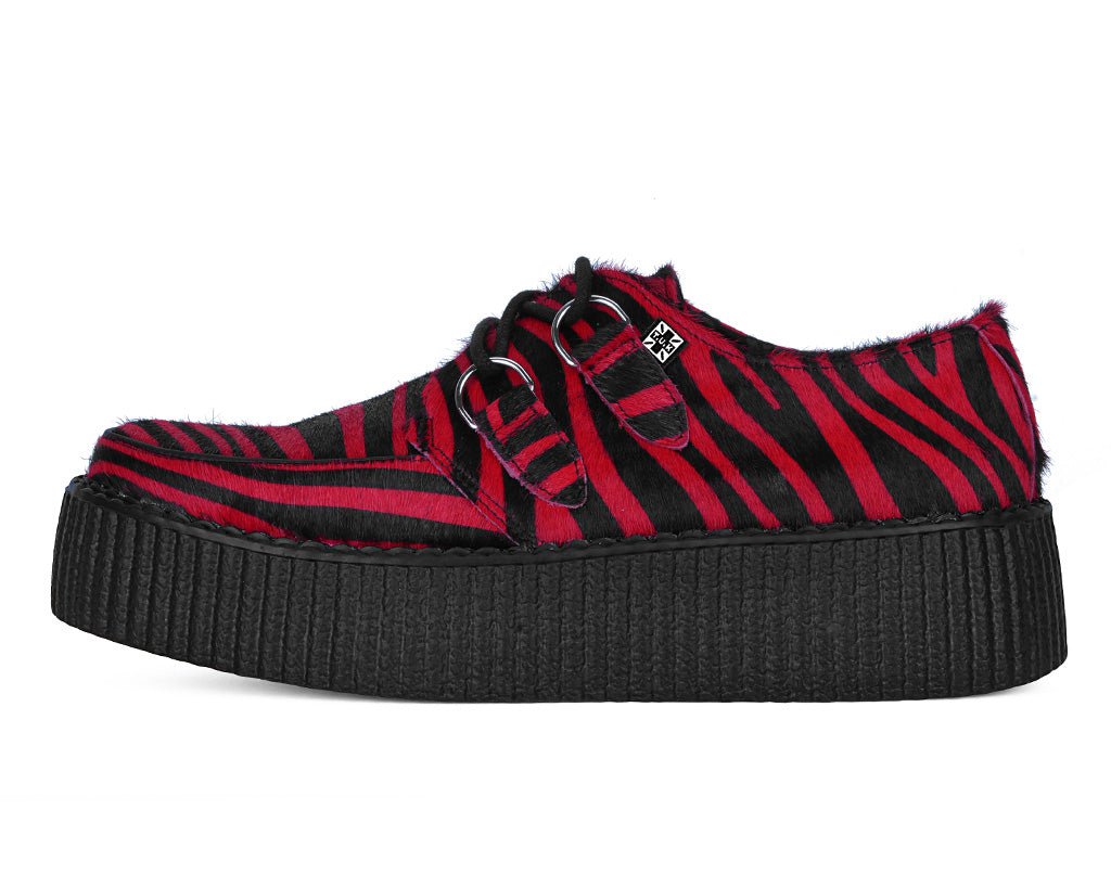 V3335 Red Zebra Viva Mondo Creeper - T.U.K. Shoes