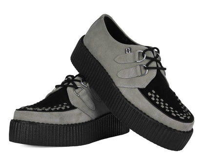 V3415 Taupe & Black Suede Viva Mondo Creeper - T.U.K. Shoes