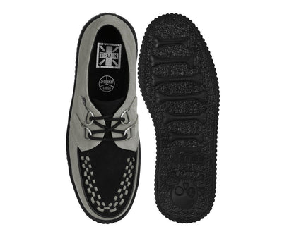 V3415 Taupe & Black Suede Viva Mondo Creeper - T.U.K. Shoes