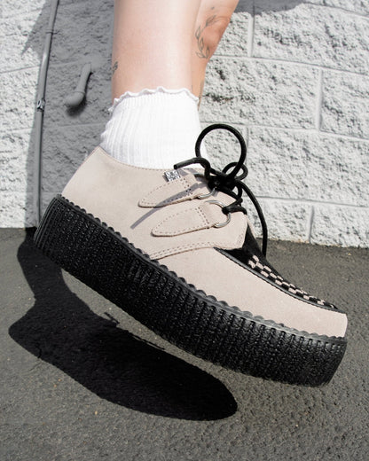 V3415 Taupe & Black Suede Viva Mondo Creeper - T.U.K. Shoes