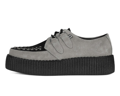 V3415 Taupe & Black Suede Viva Mondo Creeper - T.U.K. Shoes