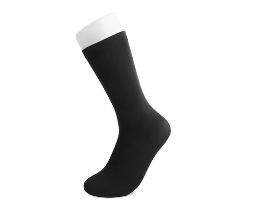 TSK1164 Black Knee-High Nylon Mesh Sock TSK1164-OS - T.U.K. Shoes