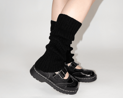TSK1150 Black Knit Leg Warmer TSK1150-OS - T.U.K. Shoes