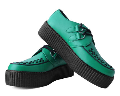 V3132 Green TUKskin™ Viva Mondo Creeper - T.U.K. Shoes