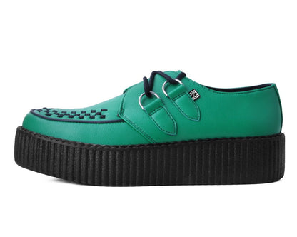 V3132 Green TUKskin™ Viva Mondo Creeper - T.U.K. Shoes