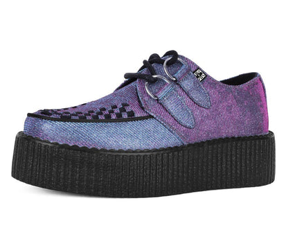 V3244 Reflective Leopard Shimmer Viva Mondo Creeper - T.U.K. Shoes