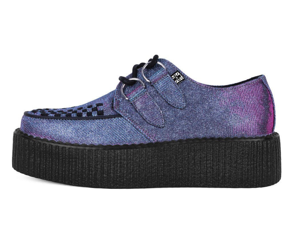 V3244 Reflective Leopard Shimmer Viva Mondo Creeper - T.U.K. Shoes