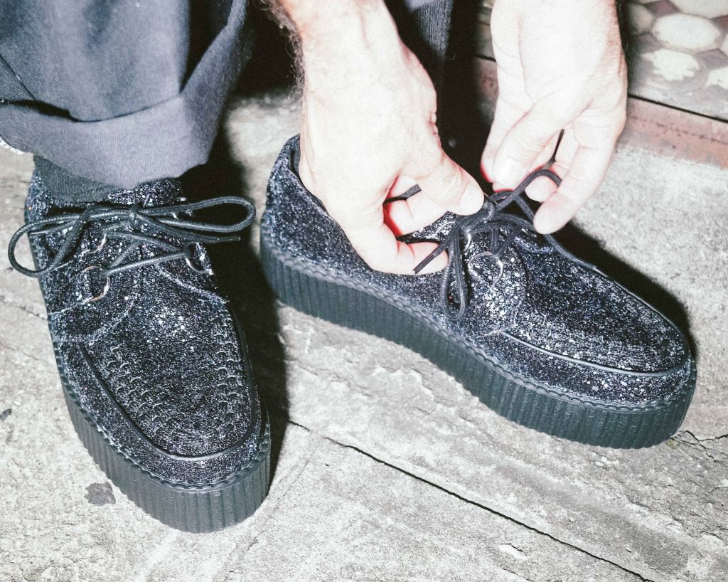 V3233 Midnight Glitter Viva Mondo Creeper - T.U.K. Shoes