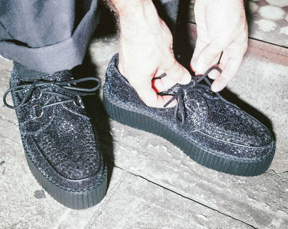V3233 Midnight Glitter Viva Mondo Creeper - T.U.K. Shoes