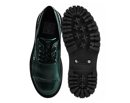 A3193L Green Rub-Off Double Decker Brogue - T.U.K. Shoes