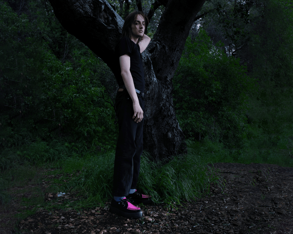 V3183 Black & Neon Pink Viva Mondo Creeper - T.U.K. Shoes