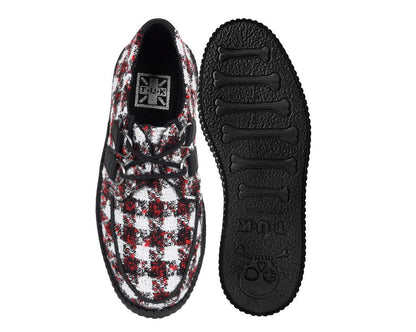 V3279 Red & White Checkered Viva Mondo Creeper - T.U.K. Shoes