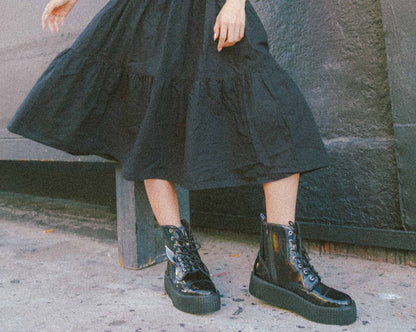V3237 Black Haze TUKskin™ Viva Mondo Boot - T.U.K. Shoes