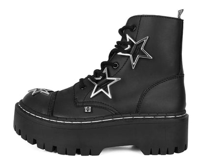 A3276 Black Star 7-Eye Double Decker Boot - T.U.K. Shoes