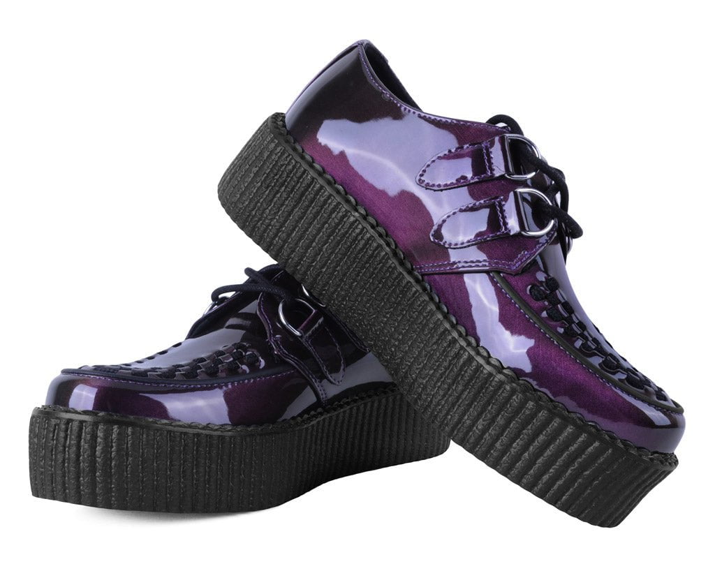 V3200 Purple Metallic Viva Mondo Creeper - T.U.K. Shoes