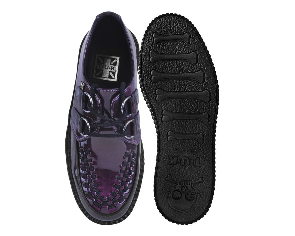 V3200 Purple Metallic Viva Mondo Creeper - T.U.K. Shoes