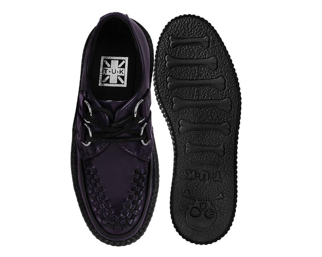 V3232 Purple Rub-Off Mondo Creeper - T.U.K. Shoes