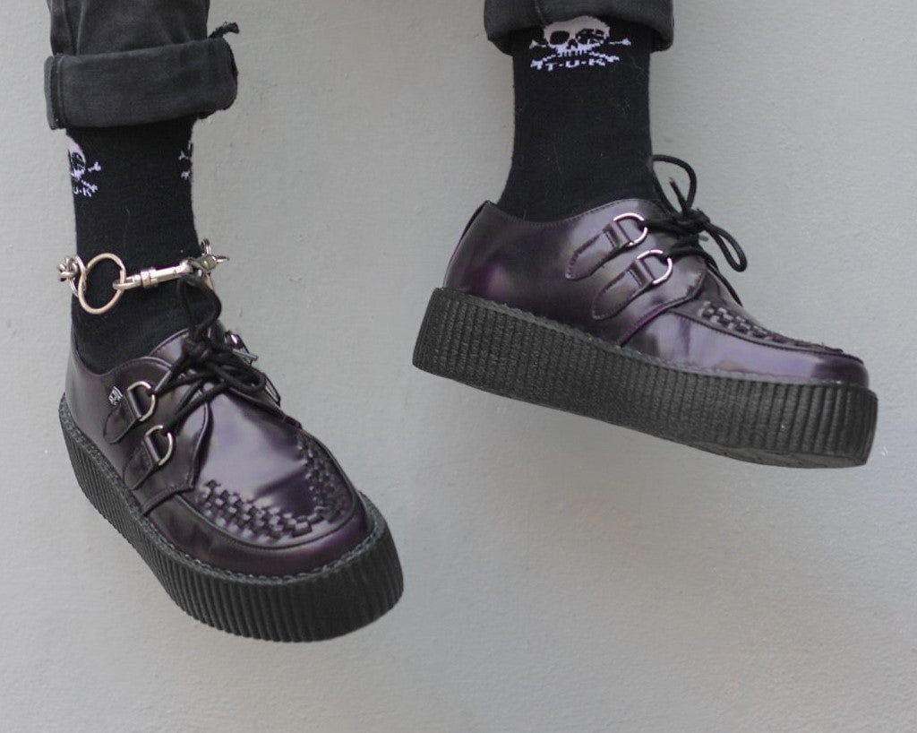 V3232 Purple Rub-Off Mondo Creeper - T.U.K. Shoes